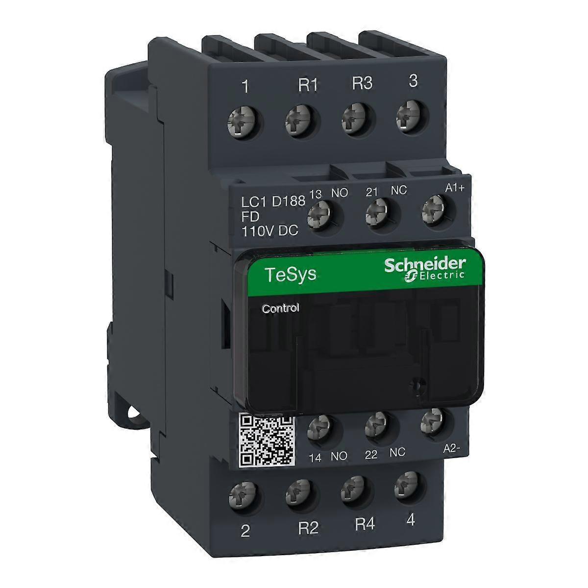 Schneider Contactor 32a 110v Dc Coil 4-pole Tesys D Lc1d188fd
