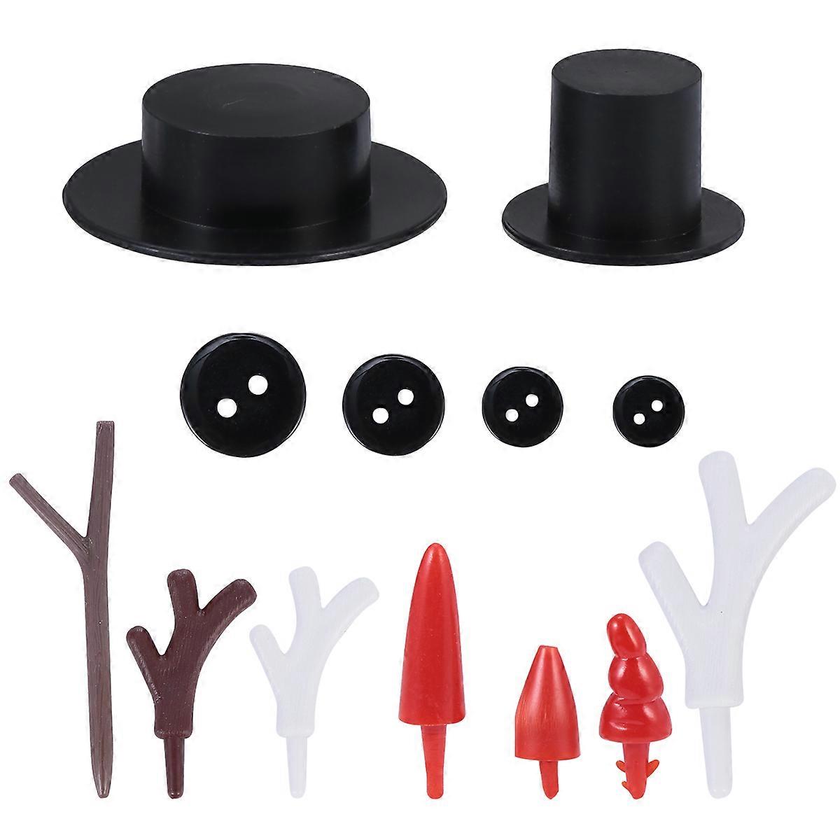 Snowman Model Kit Handmade Material Parent-child Craft .7X1.5CM Imagination Development 1 Set