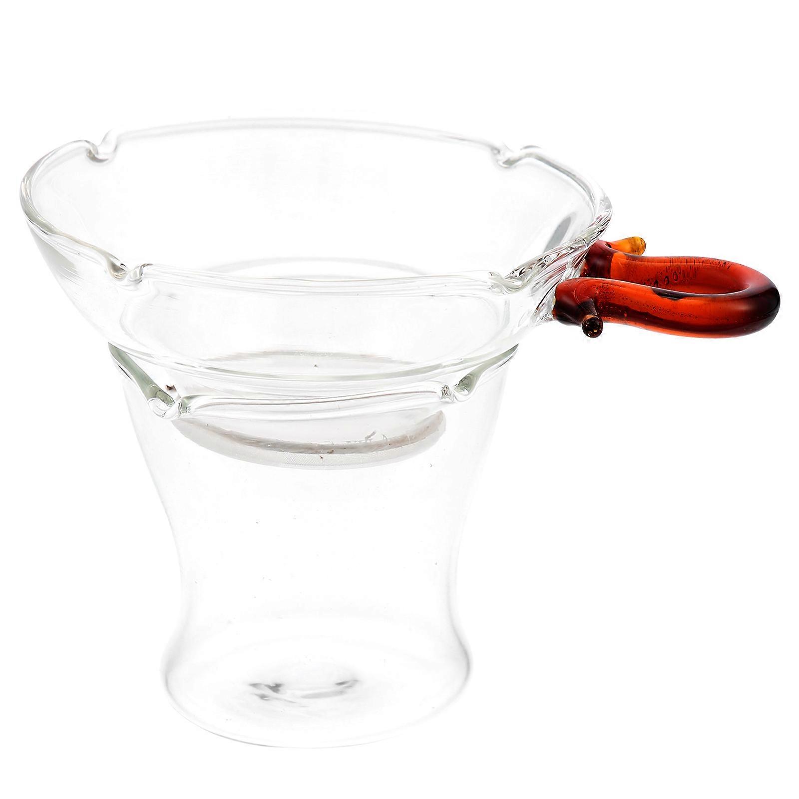 Transparent Heat Resistant Tea Strainer Set for Loose Leaf Brewing – Household Tea Accessory for Filtering and Decorative Use