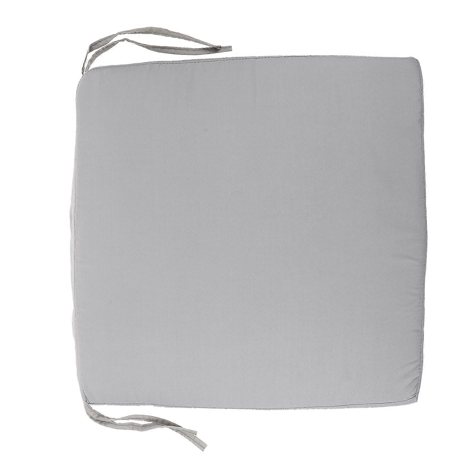 Square Stool Cushion Indoor Use Comfortable Seat Cushion For Household Stool 15.7×15.7×1.6in Grey Portable 1Pack