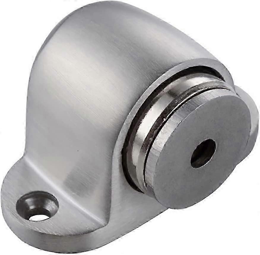 ブラッシュドメタルフロアマウント磁気ドアストッパー