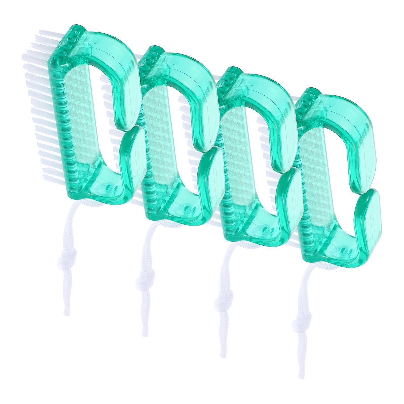 Here's a polished and professional product description based on your input:
**4PCS Nail Cleaning Brush Durable Fingernail Scrubber for Pedicure &