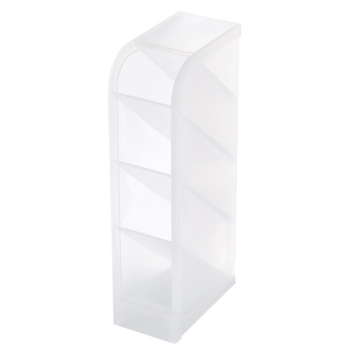 Desk Organiser Pen Holder for Standing Desks - White Office and School Tidy with Multiple Compartments and Durable Design