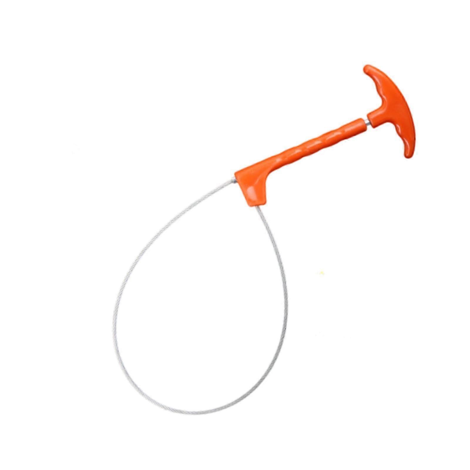 Pig Catcher Rod Portable, Compact Livestock Handling Tool For Pigs, Sheep, Dogs, Orange