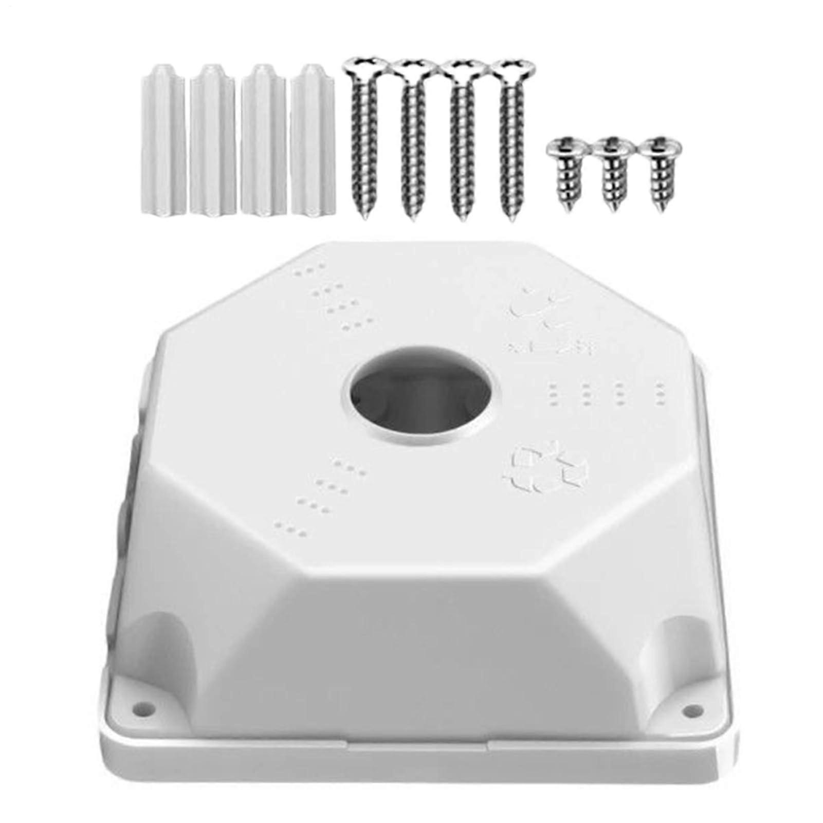 Camera Connection Box | 9cm Waterproof Security Camera Mounting Bracket - Housing for Hallway Balcony Garage Campus Warehouse Parking School
