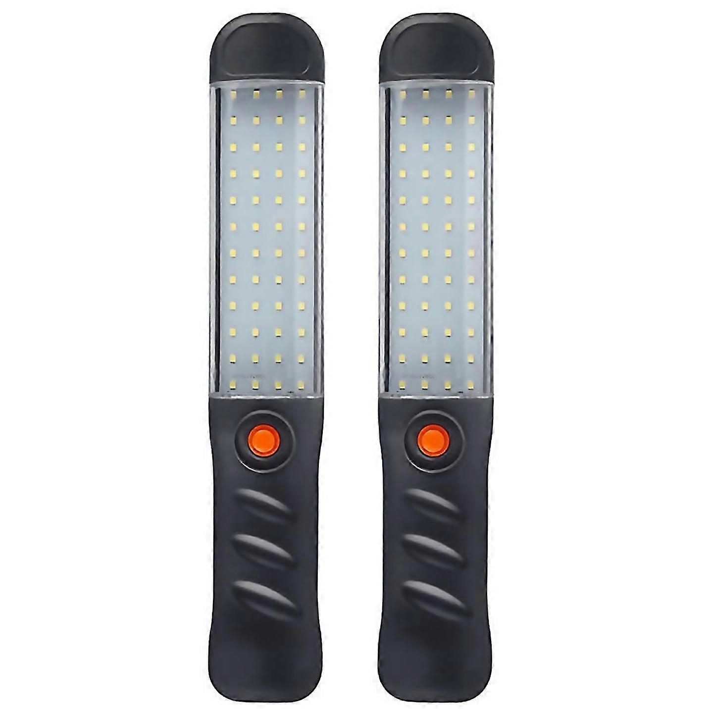 For 2pcs Led Flashlights Rechargeable Work Light