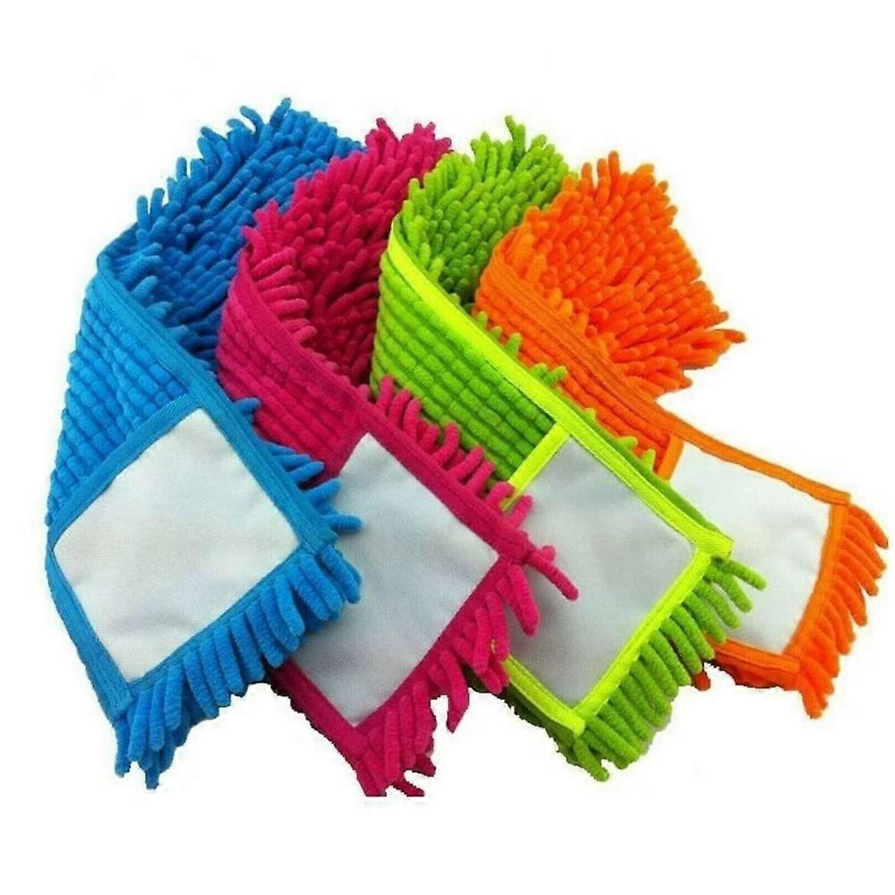 1 x Microfibre Mop Refill Replacement Heads Dust Floor Cloth Cleaning Washable Pads Mop Head (Assorted Colour)