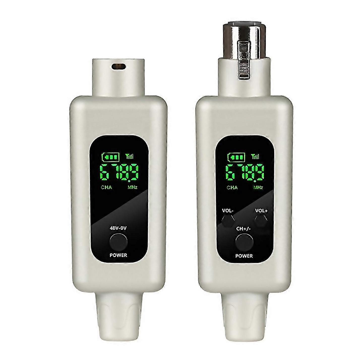 For 24g wireless microphone converter uhf transmitter xlr transmitter