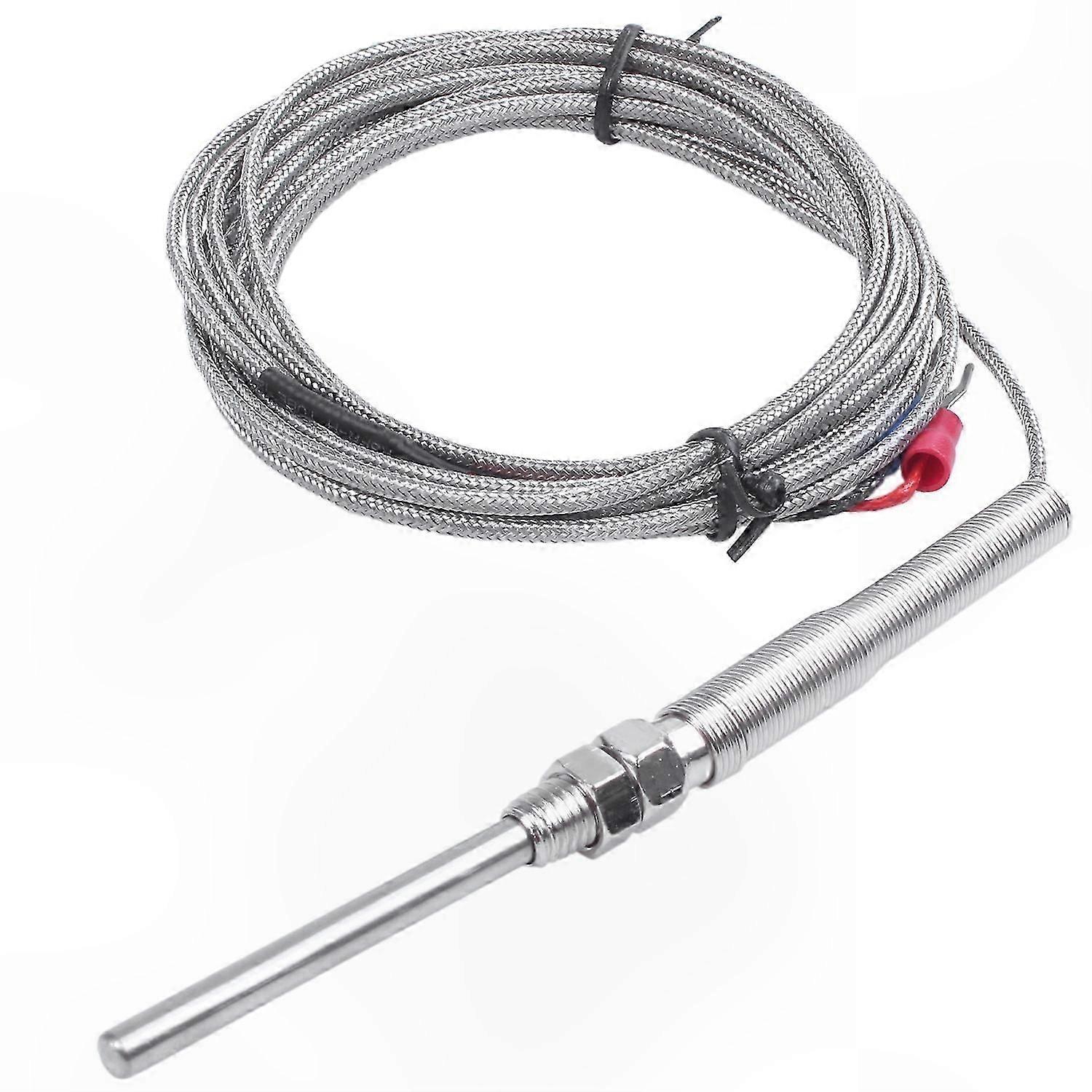 50x5mm K-Type Thermocouple Probe with 3m Cable for Temperature Measurement up to 800C
