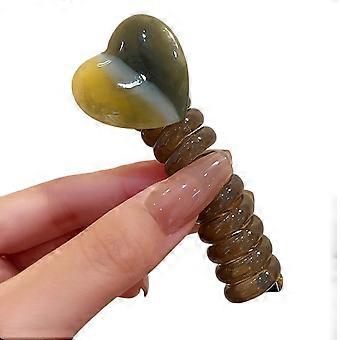Multiple Colorful Hair Ties For Women Lightweight Portable Hair Elastics No Breakage Hair Styling Tools  Milk tea color