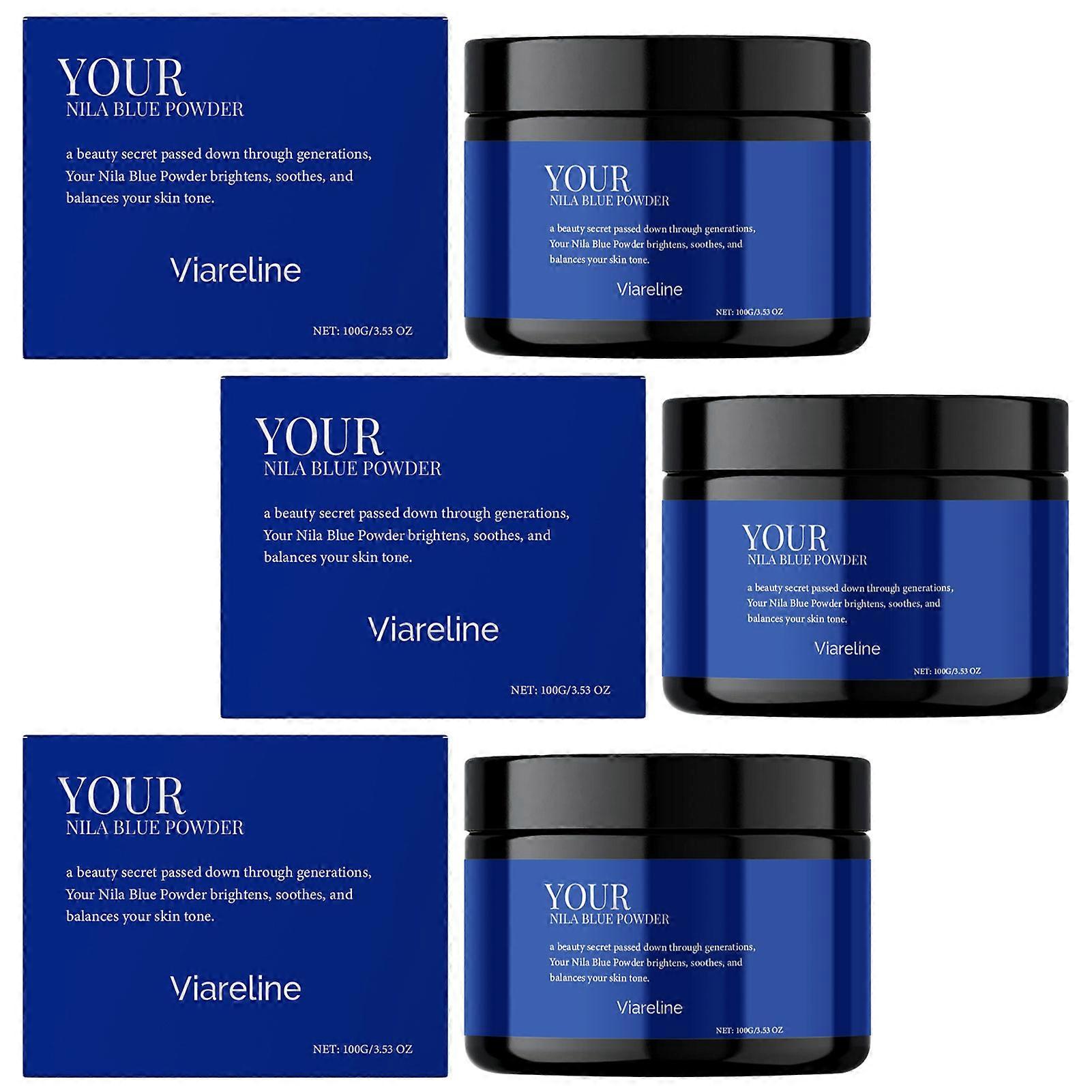 1-3x ニラパウダー, ニラブルーパウダー, ピュアモロッコニラブルーパウダー - 肌の美白と輝く肌のための天然ブルークレイマスク