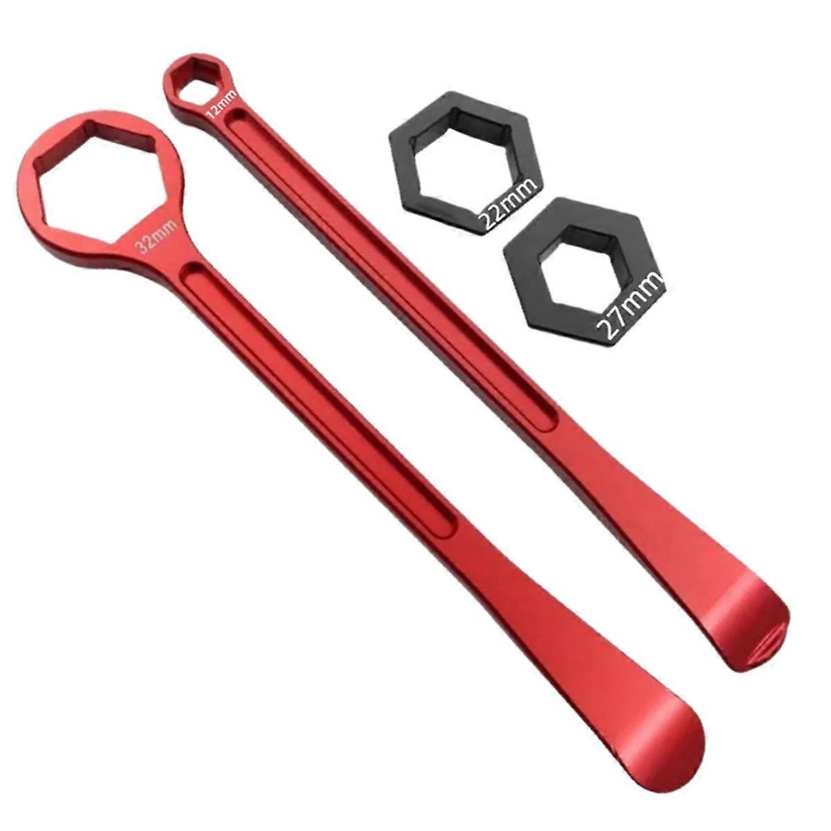 32/10/12/22/27mm Motorcycle Tire Iron Set Combo Levers Set Red