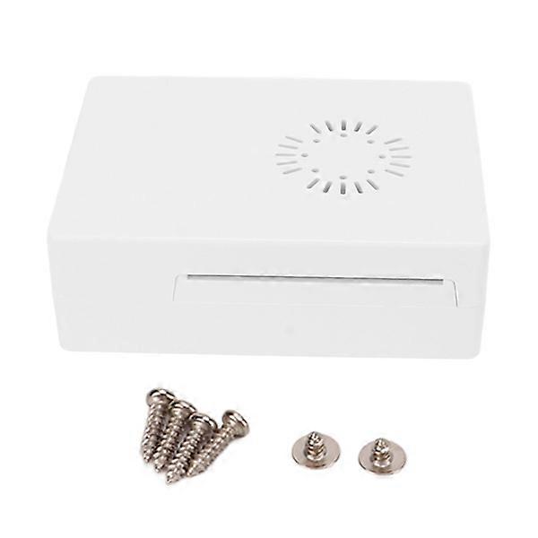 Protective Housing Flame Retardant ABS Burr Free Protective Case for Raspberry Pi 3 Modelo B+ White