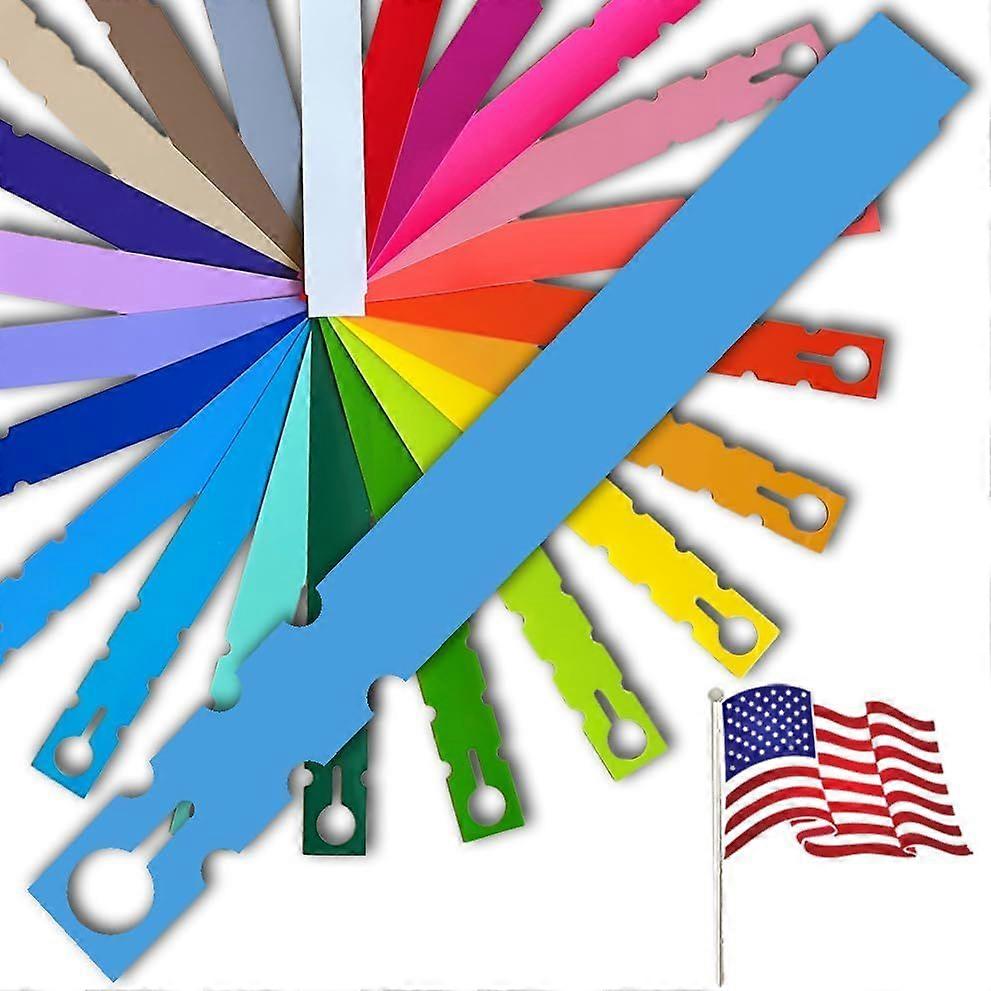 9" x 1" Blue - 250 Pcs - Plastic Plant Tags and Labels - Wrap Around Thermal