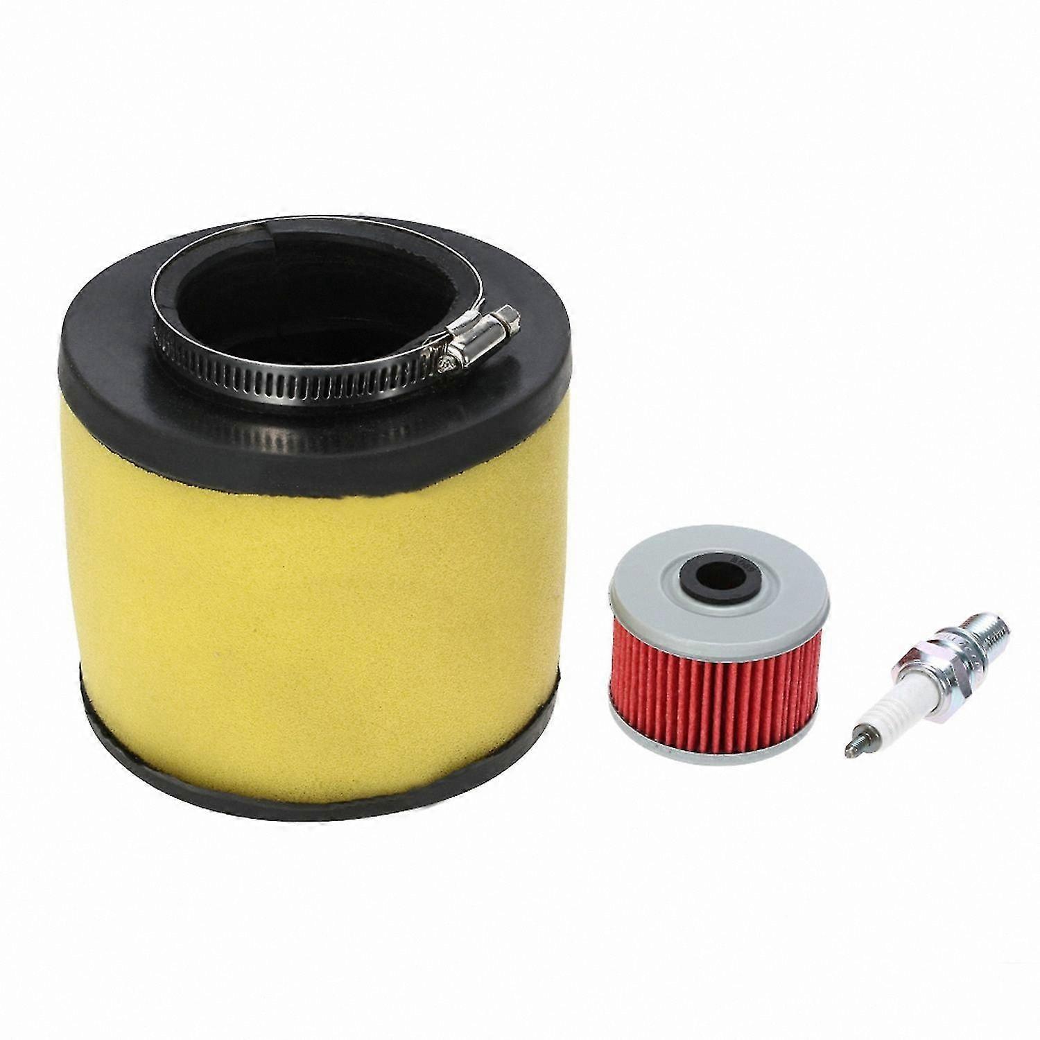 Replacement Air Filter, Oil Filter & Spark Plug for ATV Models Including Rancher 350, Foreman 400, and 450