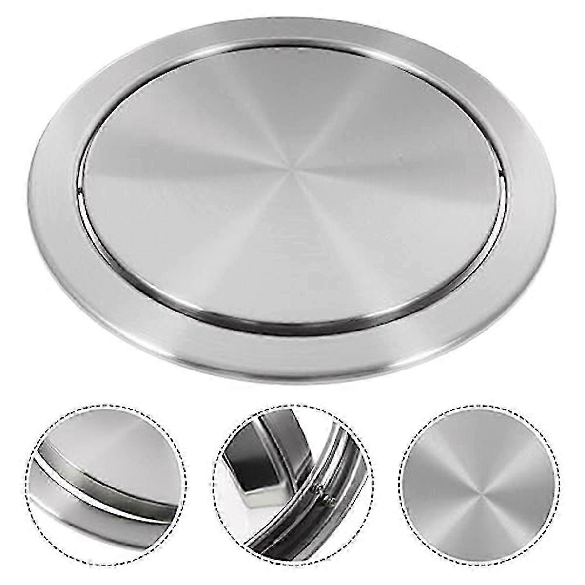 Trash Can Lid Simple Trash Round Cover for Kitchen Bathroom Office