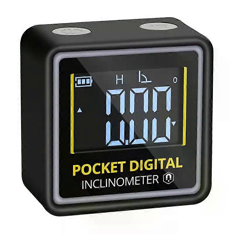 WCS-Mini Digital Angel Finder Rechargeble Level Box Protractor With Magnetic Based Backlight For Woodworking Building