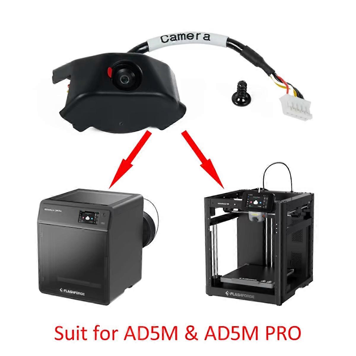 Camera Kit for Adventurer 5M, AD5M Pro 3D Printer Accessory Enhanced Printing Precision Easy Instal