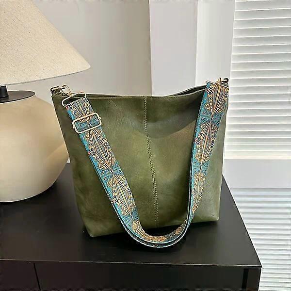 Men's vintage canvas messenger bag with multi-pocket design, practical and stylish