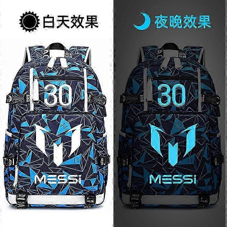 Backpack Glowing School Bag Large Capacity Travel Backpack for Men