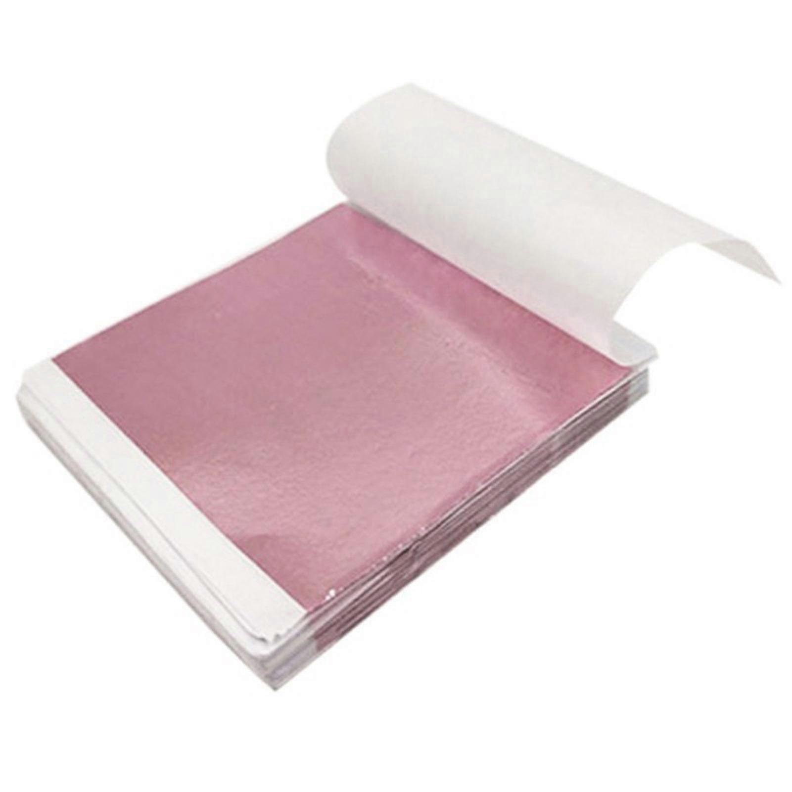 Decorative Gold Foil Sheets 100 Pack for Bronzing Crafts