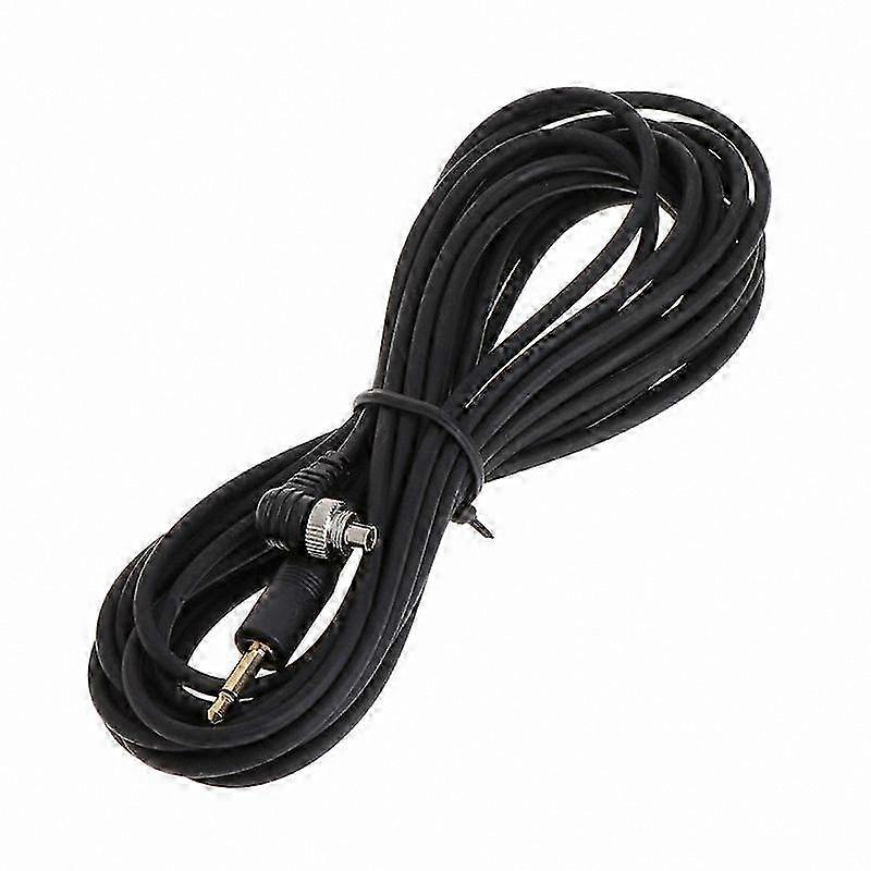 3.5mm Male to Flash Sync Cable for Studio Lighting Trigger Connection