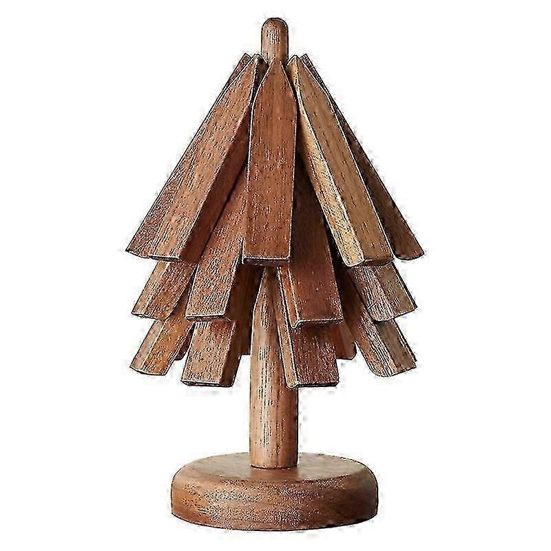 Treunderlag for varme retter Isolasjonspute, treform Trivet Set, dalbane for tekanne Hot Pots Halloween julegave