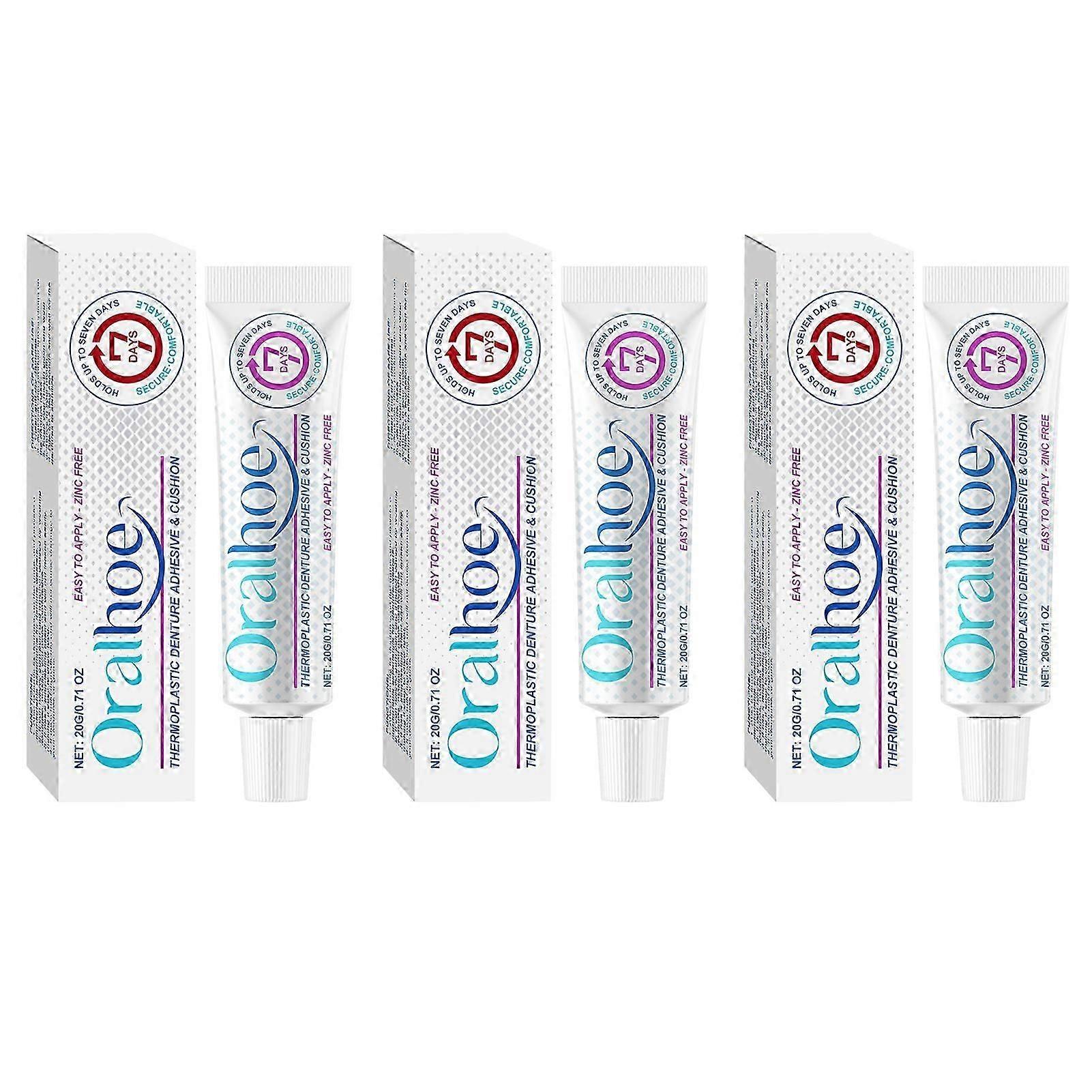 Super Grip Denture-Adhesive Cream Premium Formulas Non Glue Denture-Adhesive Cream for Refitting Tightening-Dentures