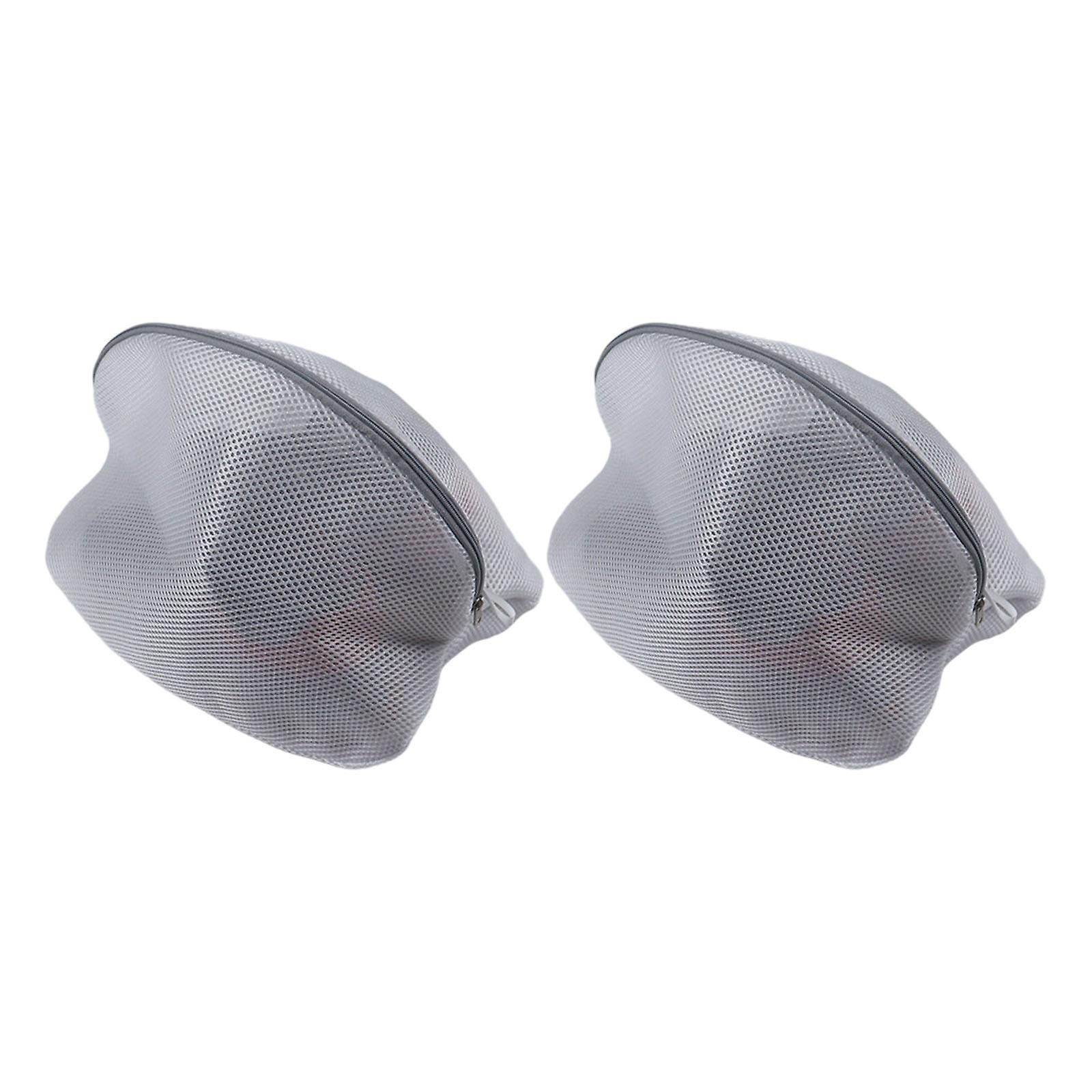 Reinforced Zippers Shoe Laundry Bag Machine Wash Safe Anti Shrinkage Meshes Structure Durable Polyester Fabric Multicolor