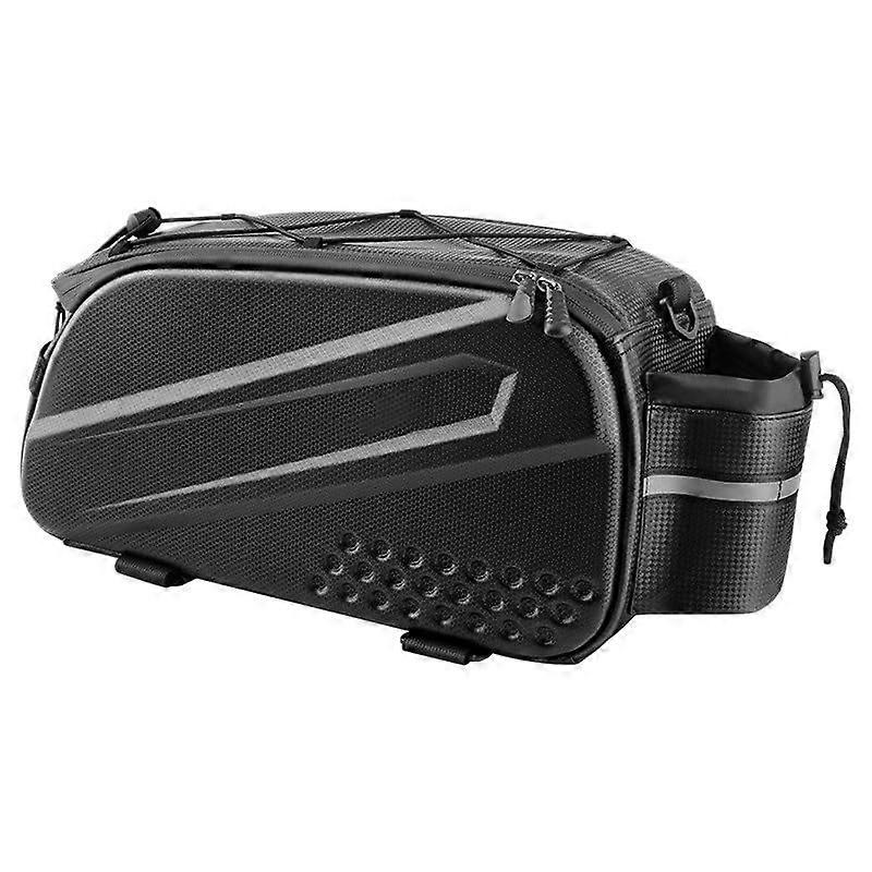 14L Hard Shell Bicycle Pannier Bag WaterResistant TearResistant AntiSplash Fabric Rear Rack For Commuting