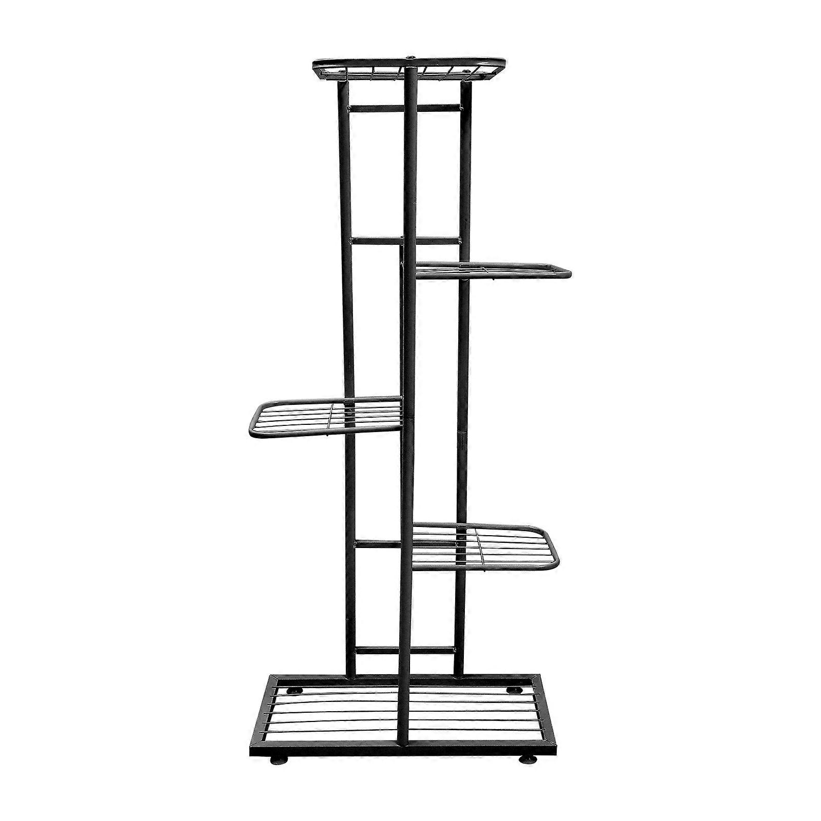 Iron Balcony Plant Stand for Storage Use with Multi-Layer Bonsai Holder