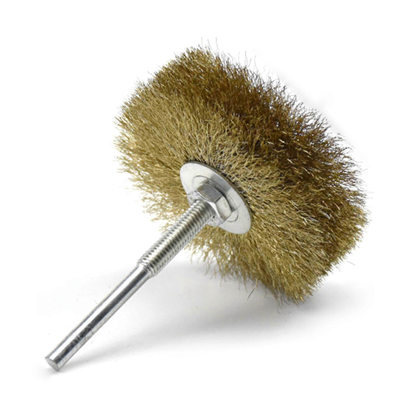 Drill wire brush with multiple specification diameters for rust removal polishing deburring and metal surface treatment