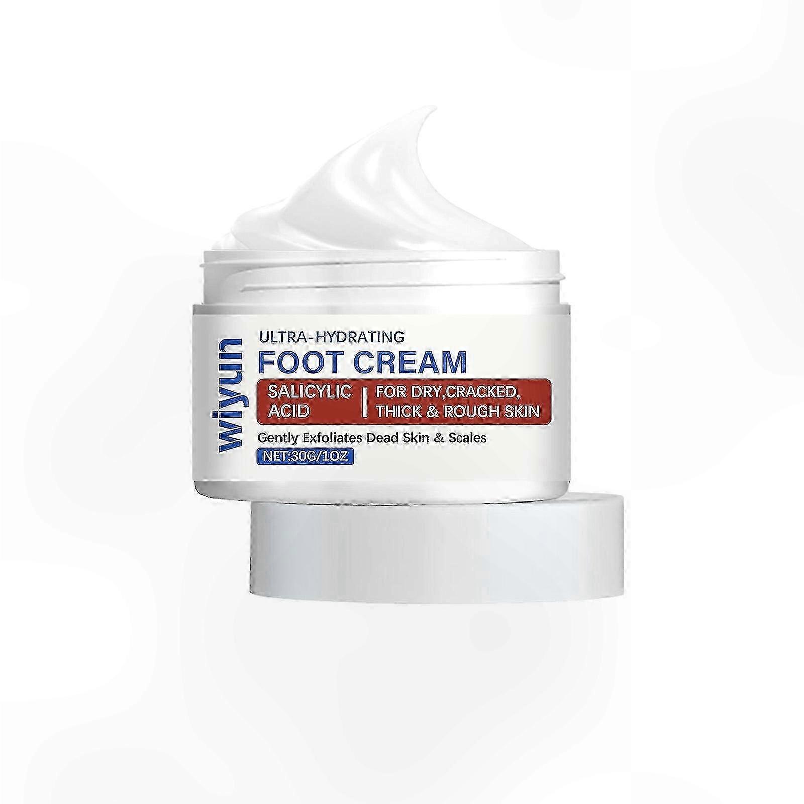 Moisturizing Foot Cream with Urea and Salicylic Acid for Dryness, Rough Patches, Calluses, and Cracked Heels Softening Solution