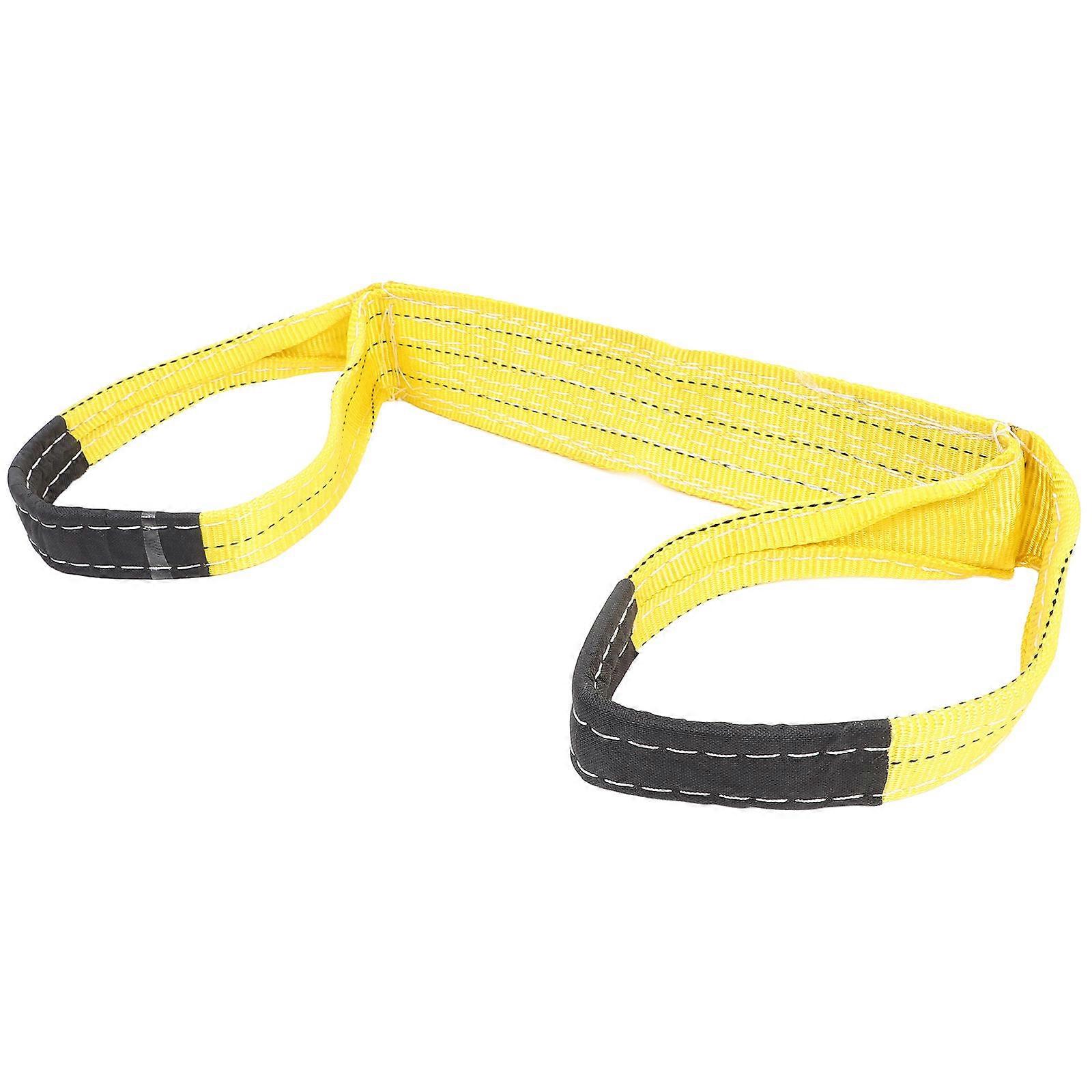 Lifting Strap for Moving Furniture Rigging Web Sling for 2Pcs Durable Yellow