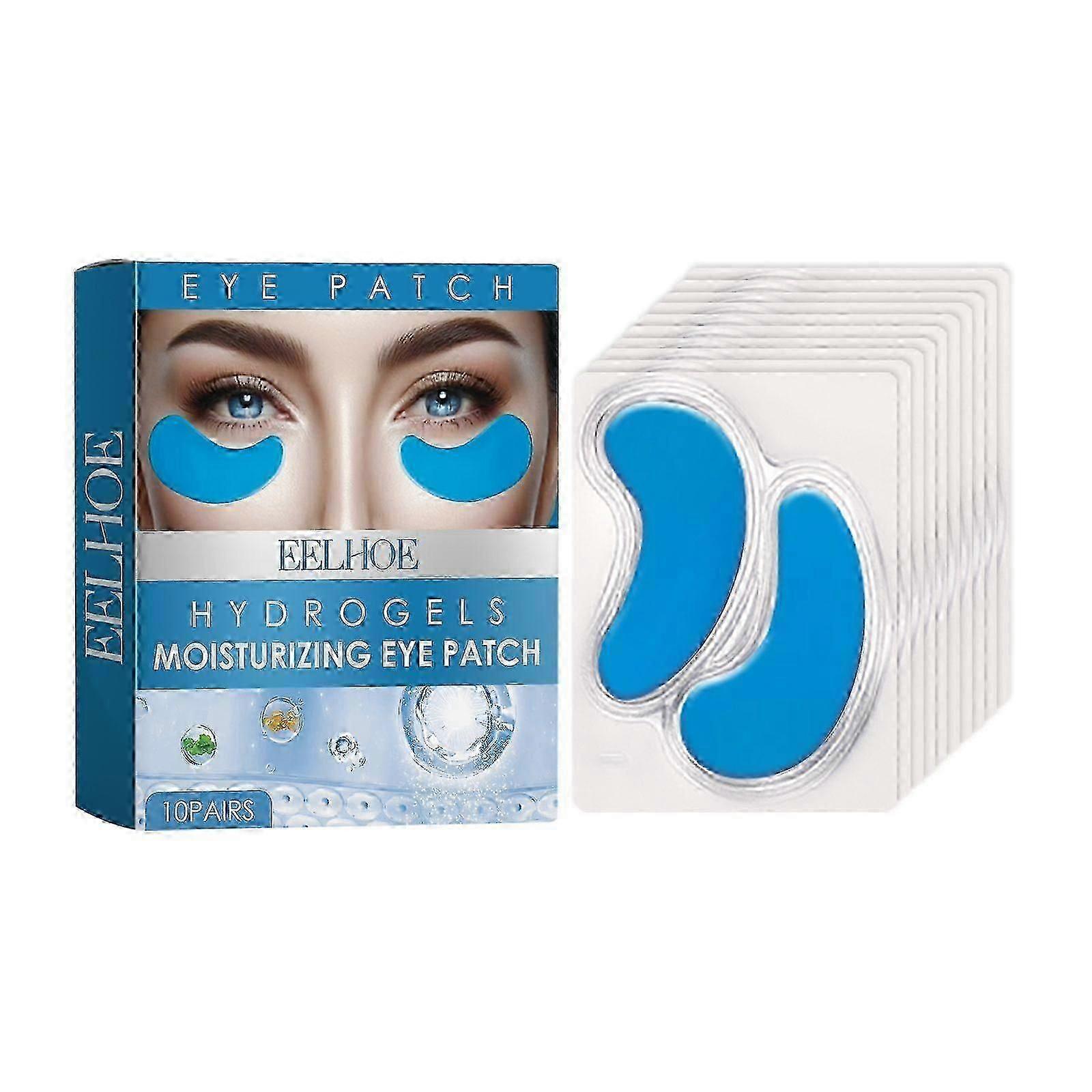 Revitalizing Anti-Aging Eye Patches with Collagen & Hyaluronic Acid Brighten Dark Circles, Reduce Fine Lines, & Hydrate for Youthful, Firm, and Radia