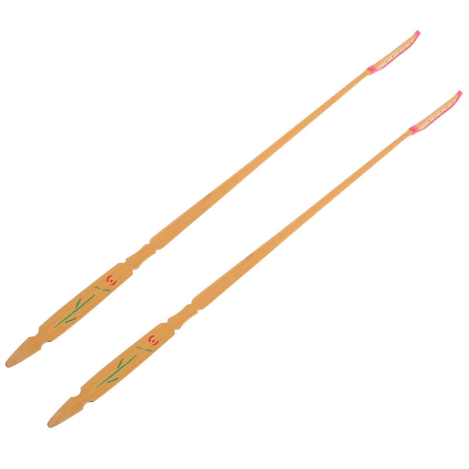 2Pcs Bamboo Dulcimer Sticks Designed For Beginners And Professionals In Multi Color For Playing During Concerts