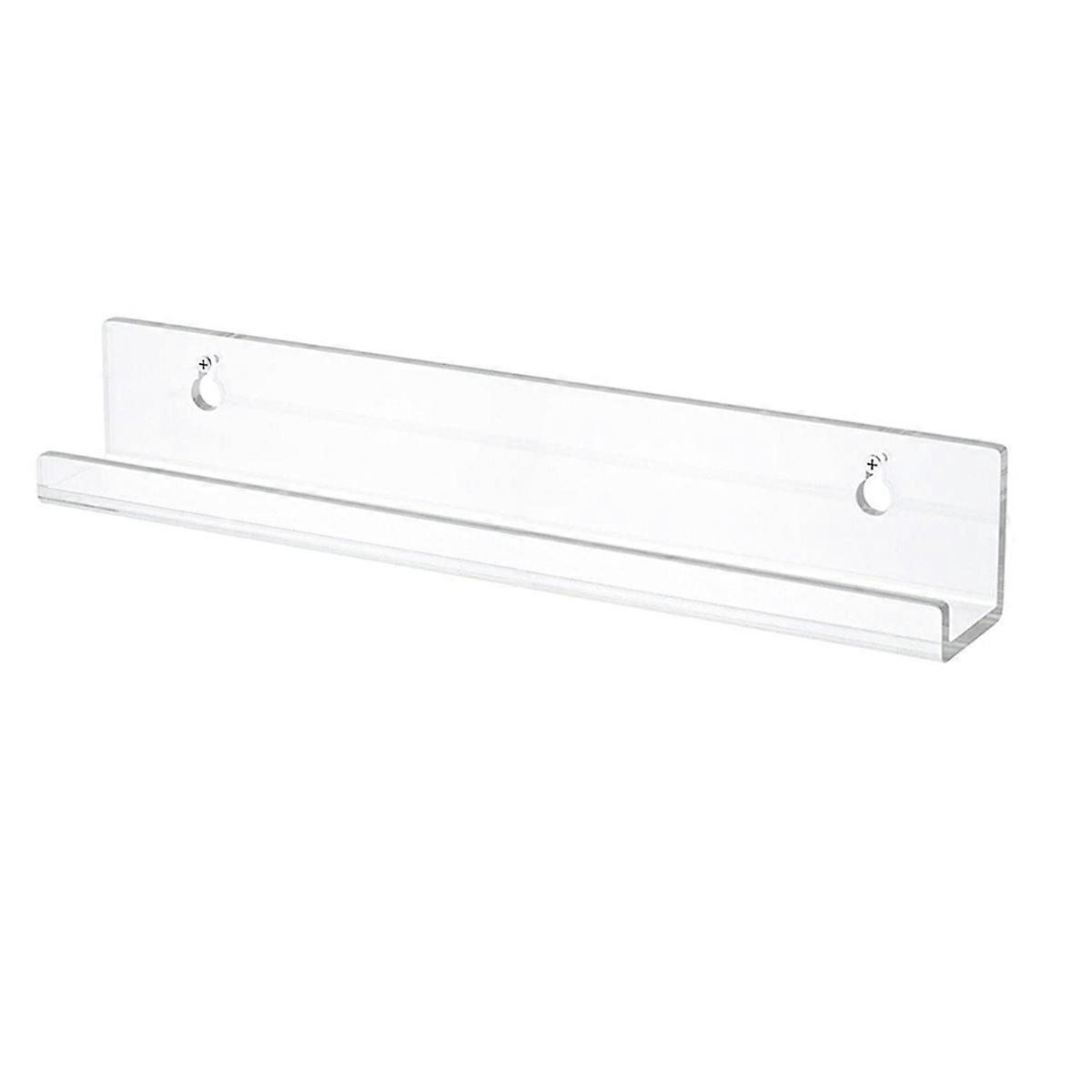 8PCS 2 inch Acrylic Record Display Stand Clear Wall Mounted