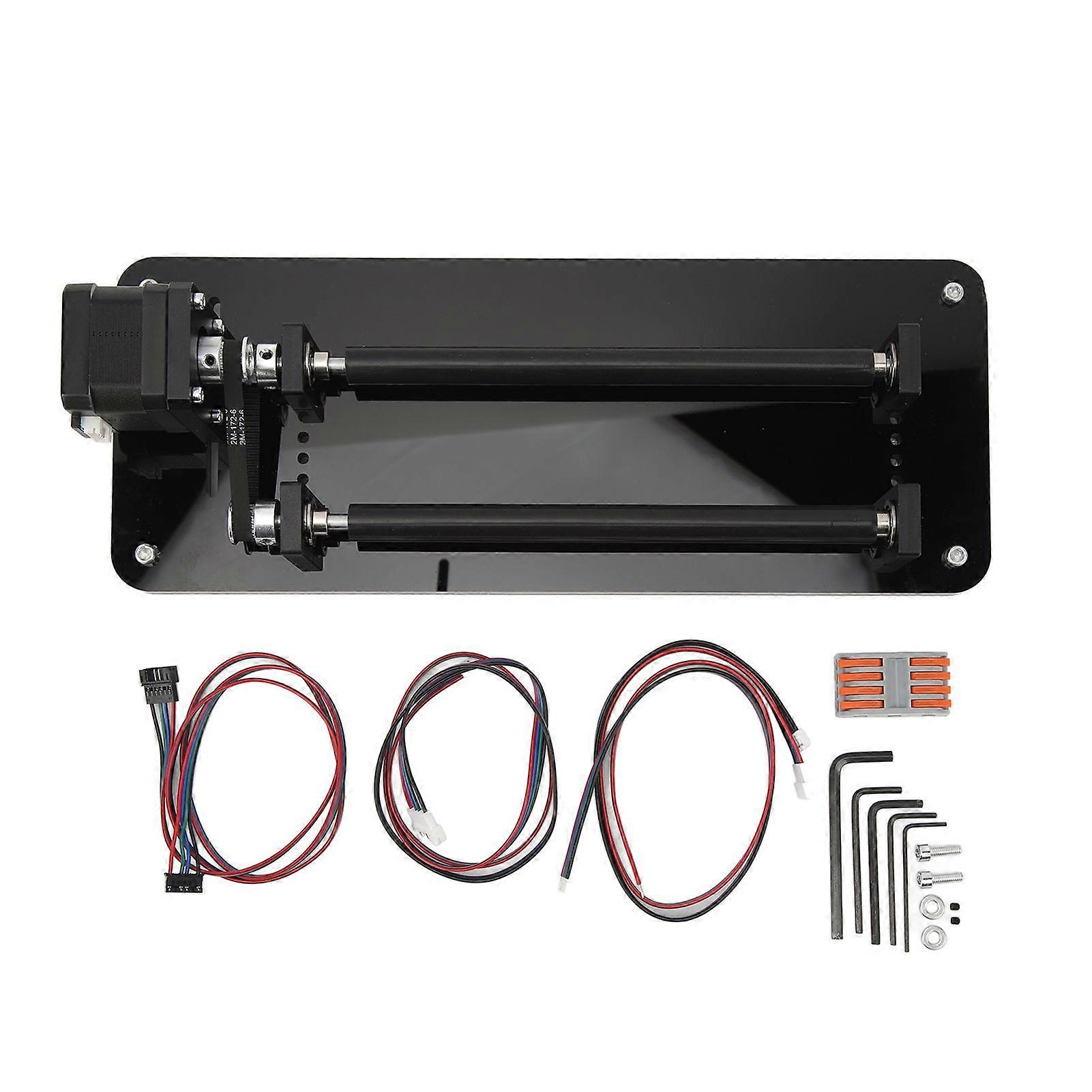 Laser Engraving Rotary Roller 3 Gear 360 Degree Rotation Y Axes Rotary Engraving Module for Cylindrical Object