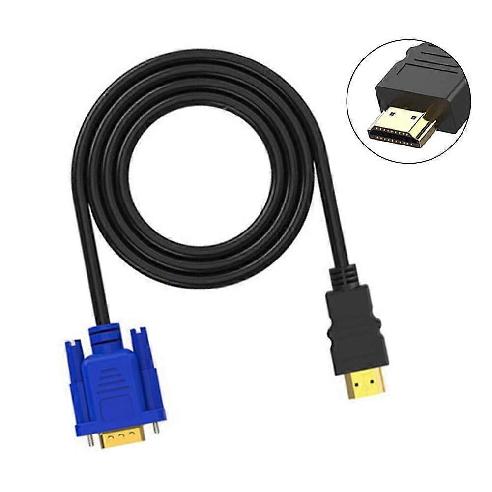 Stecker auf VGA D-SUB männliches Videoadapterkabel für PC-TV-Computermonitor