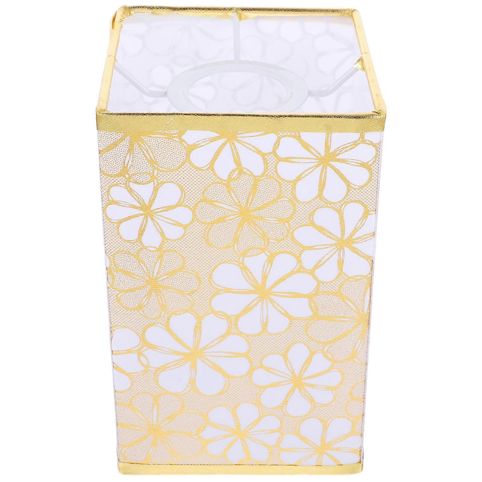 Golden Linen Lamp Shade for Table Lamp Cover 5Pcs Pieces