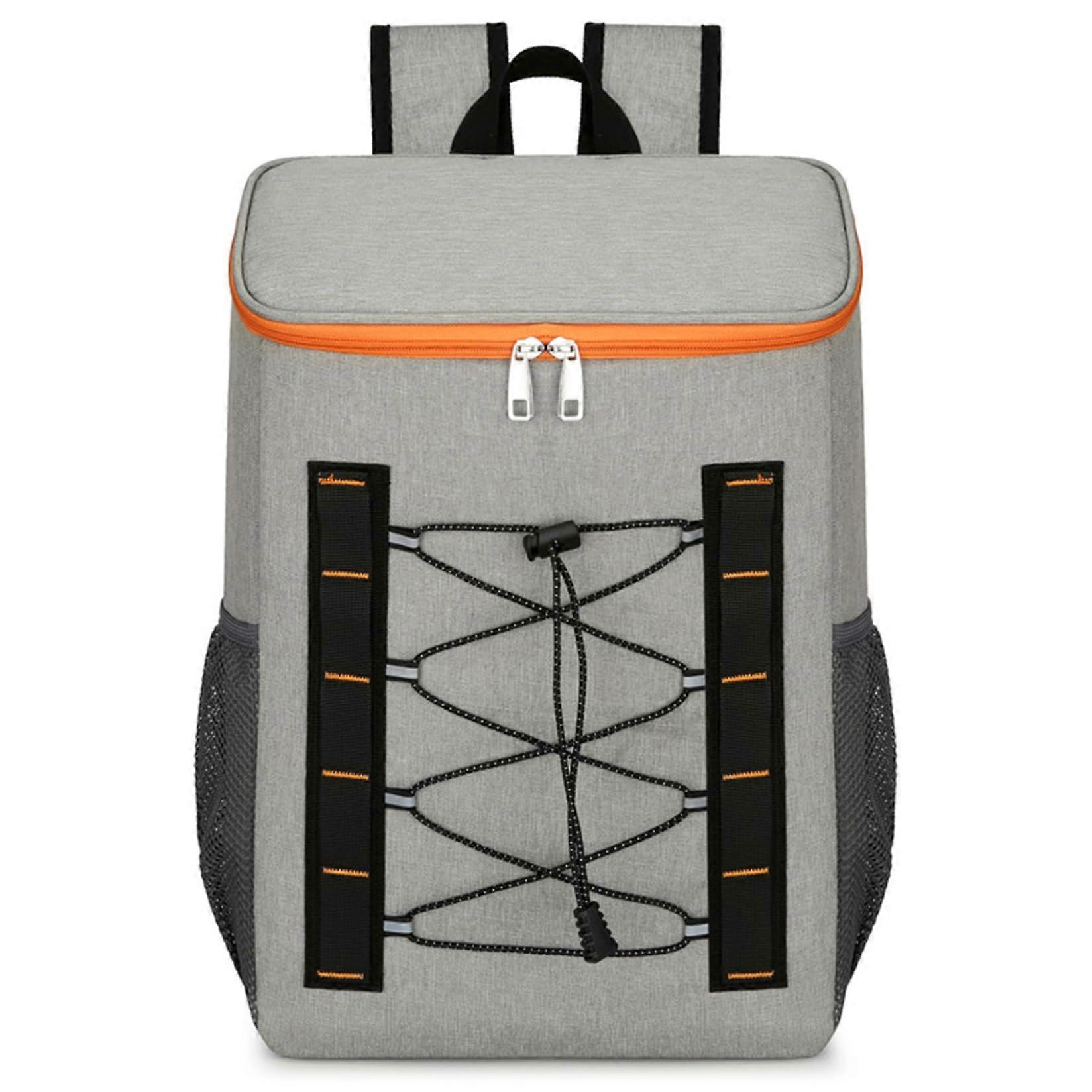 Backpack Cooler Large-Capacity Waterproof Insulated Leak-Proof Backpack For Camping Hiking Beach Travel Elastic Rope