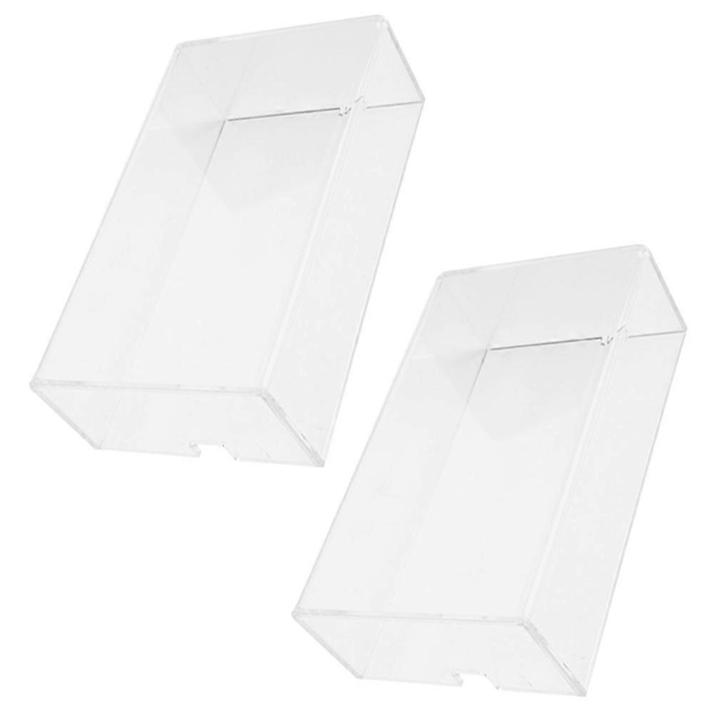 Scratch-Resistant Transparent Mouse Cover Practical Style 2Pcs