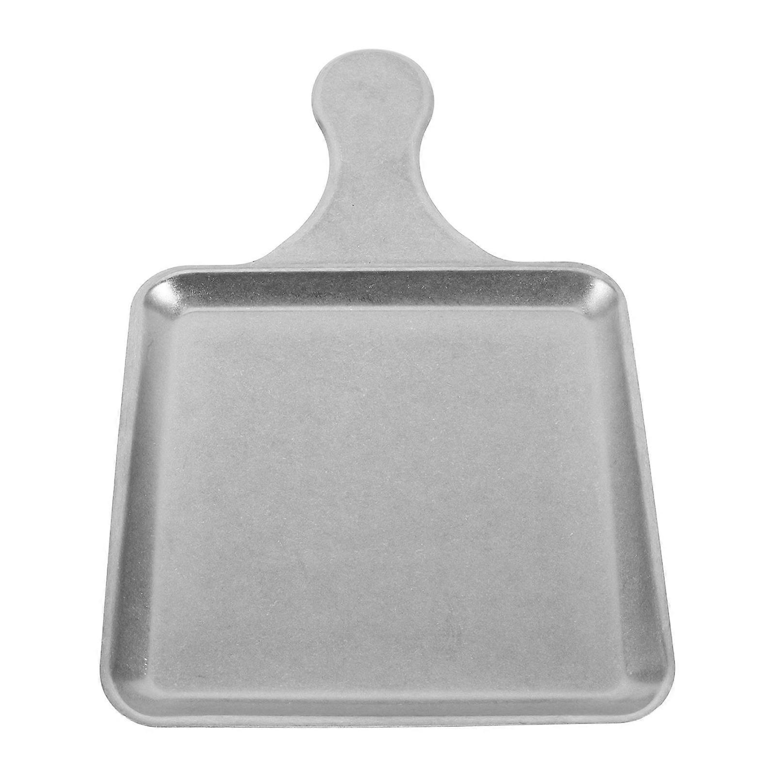 Square Grilling Plate 5Pcs Stainless Steel Serving Western Dishes For Parties Picnics And Everyday Use With Retro Design