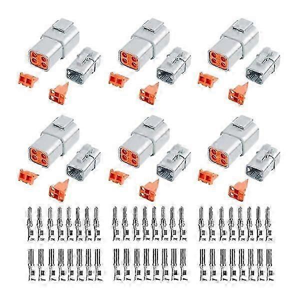 72x Deutsch DTP connector kit with size 12 stamped contact gauges