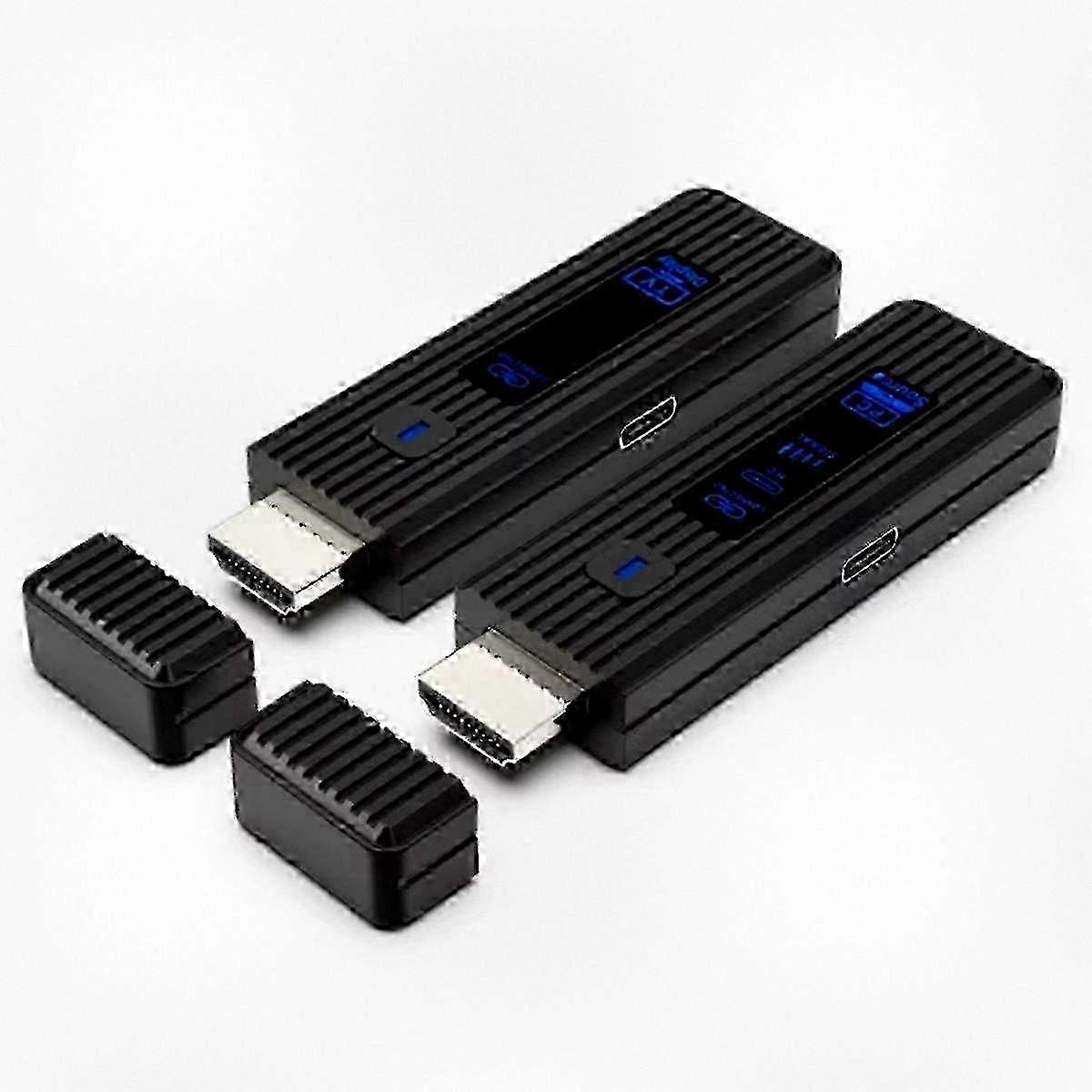 50m Wireless Video Transmitter and Receiver Kit for TV Monitor Projector PC Display Extension