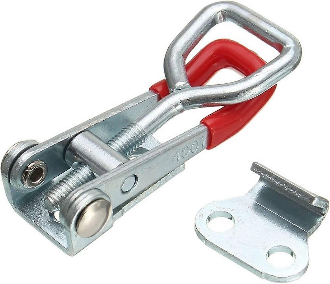 Hose Clips Set Adjustable Pipe Brackets Stainless Steel Hose Clamps 2Pcs Toolbox Case Toggle Latch Quick Release Clamp