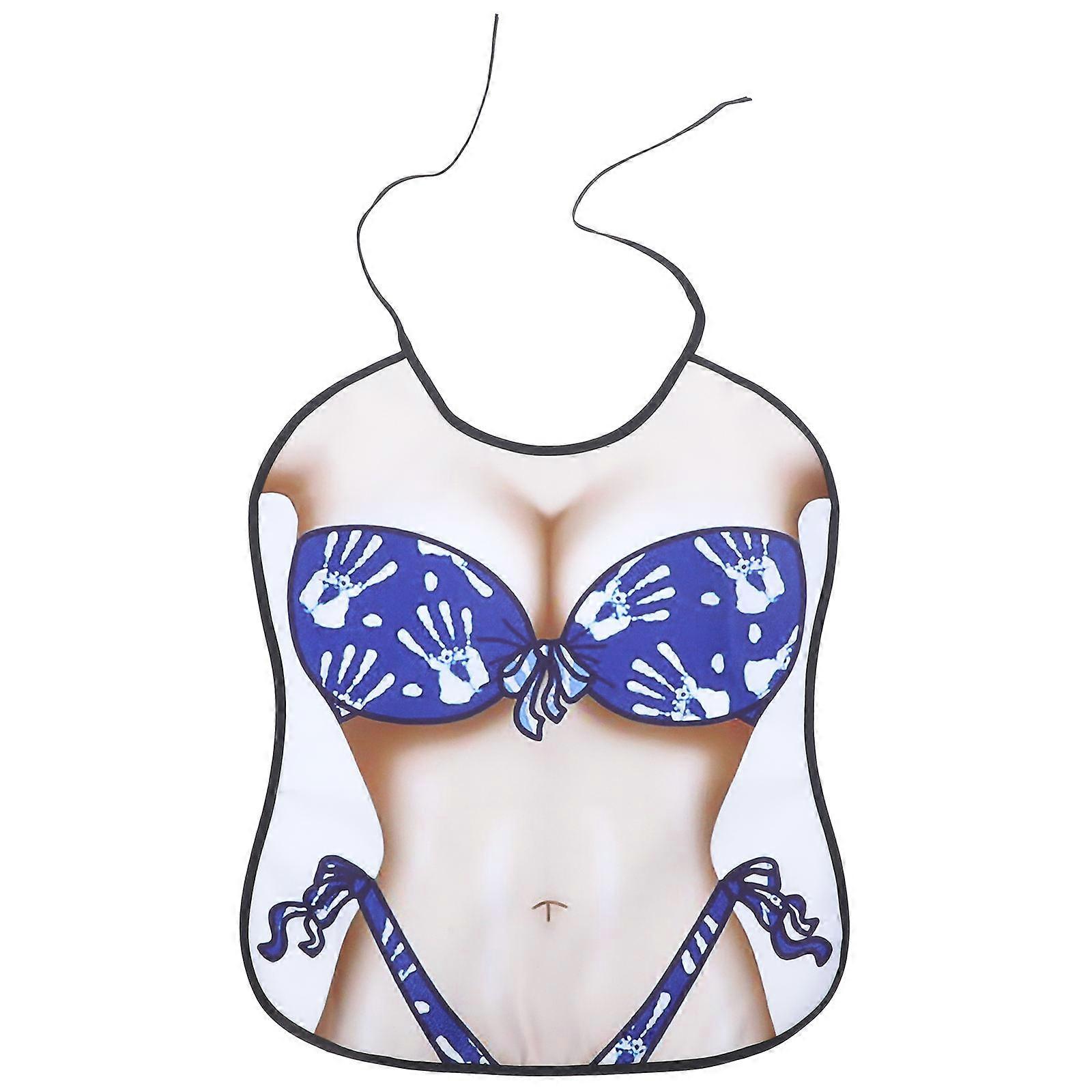 Adjustable Adult Bib Funny Apron for Kitchen 2Pcs Multi