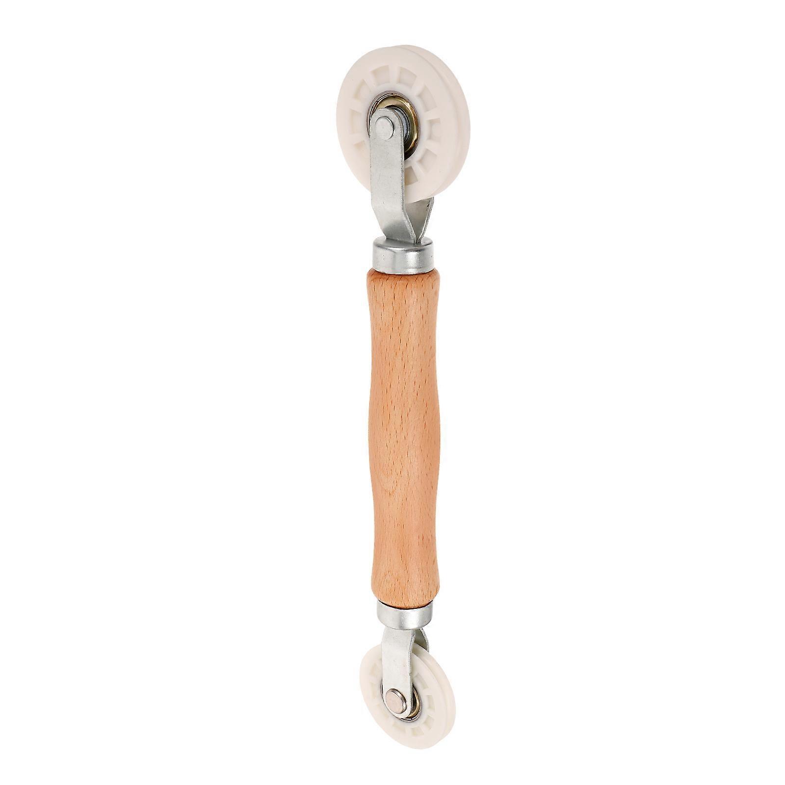 Window Screen Repair Tools Wood Handle for Screen Installation 4Pcs