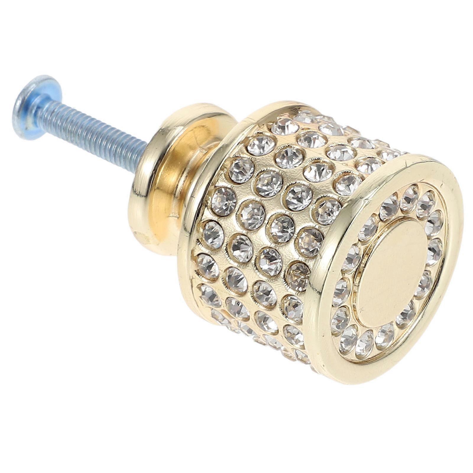 Decorative Pull Knob Zinc Alloy Handle for Shoe Cabinet Golden