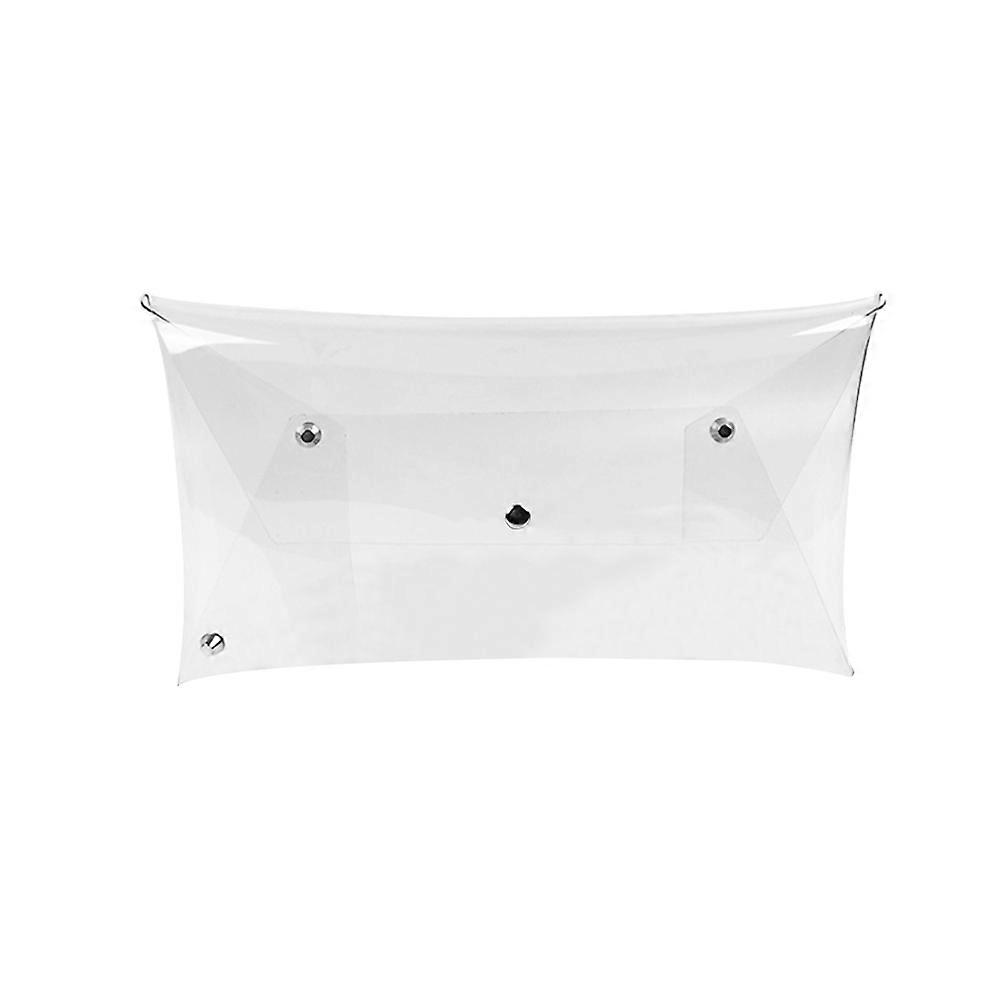 Women Transparent Envelope Jelly Bag Clutch for Stylish Event 2Pcs